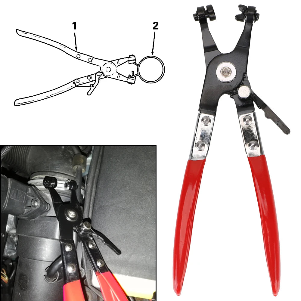 Hose Clamp Pliers – Flat Band Ring Type Removal Tool Hose Clamp Pliers Axl