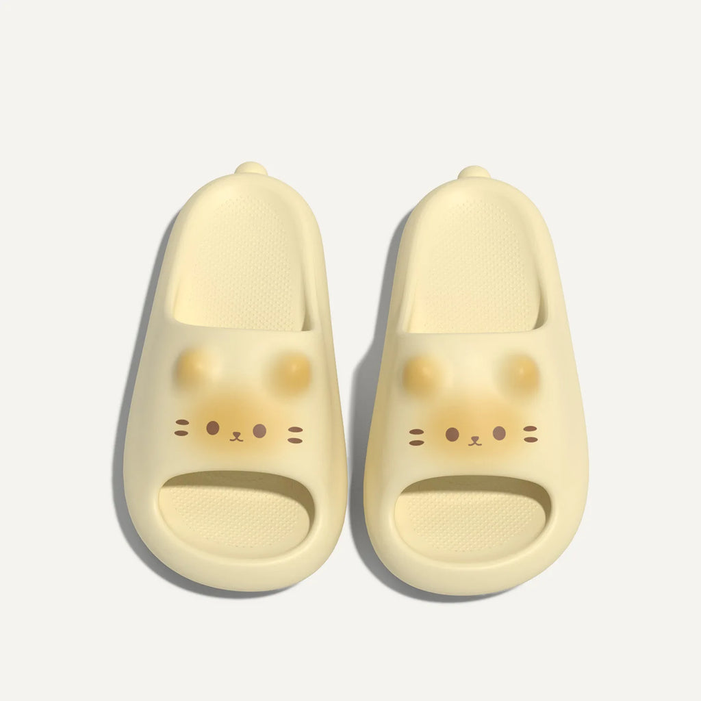 Kawaii Cat Family Matching Slippers – Parent & Child Home Slides Family Matching Slippers Axl