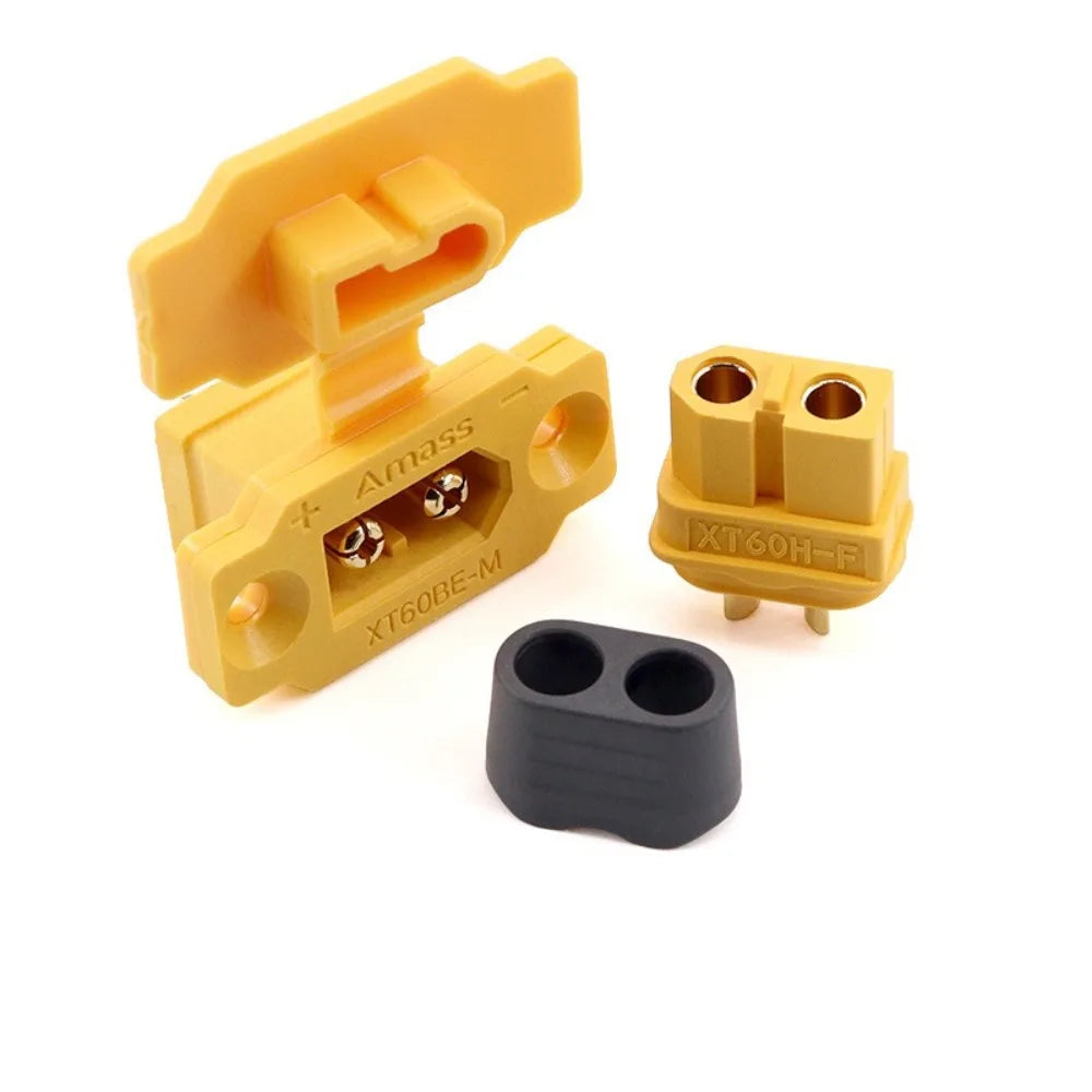 Amass XT60BE-M-F Connector Set – RC FPV ESC Plug with Cover RC Connector Set Axl