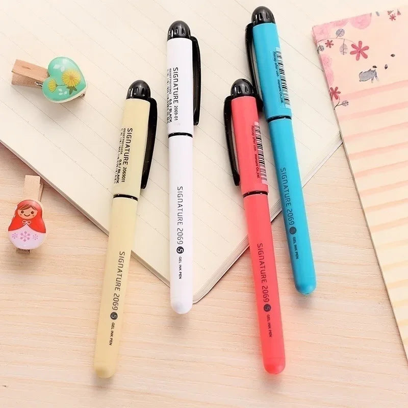 5-Pack Kawaii Candy Color Gel Ink Pens – School & Office Gel Ink Pen Set Axl