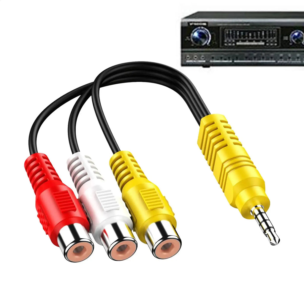 AV Cable Adapter – Audio Video Cord for TV, Set-Top Box & Player AV Cable Adapter Axl