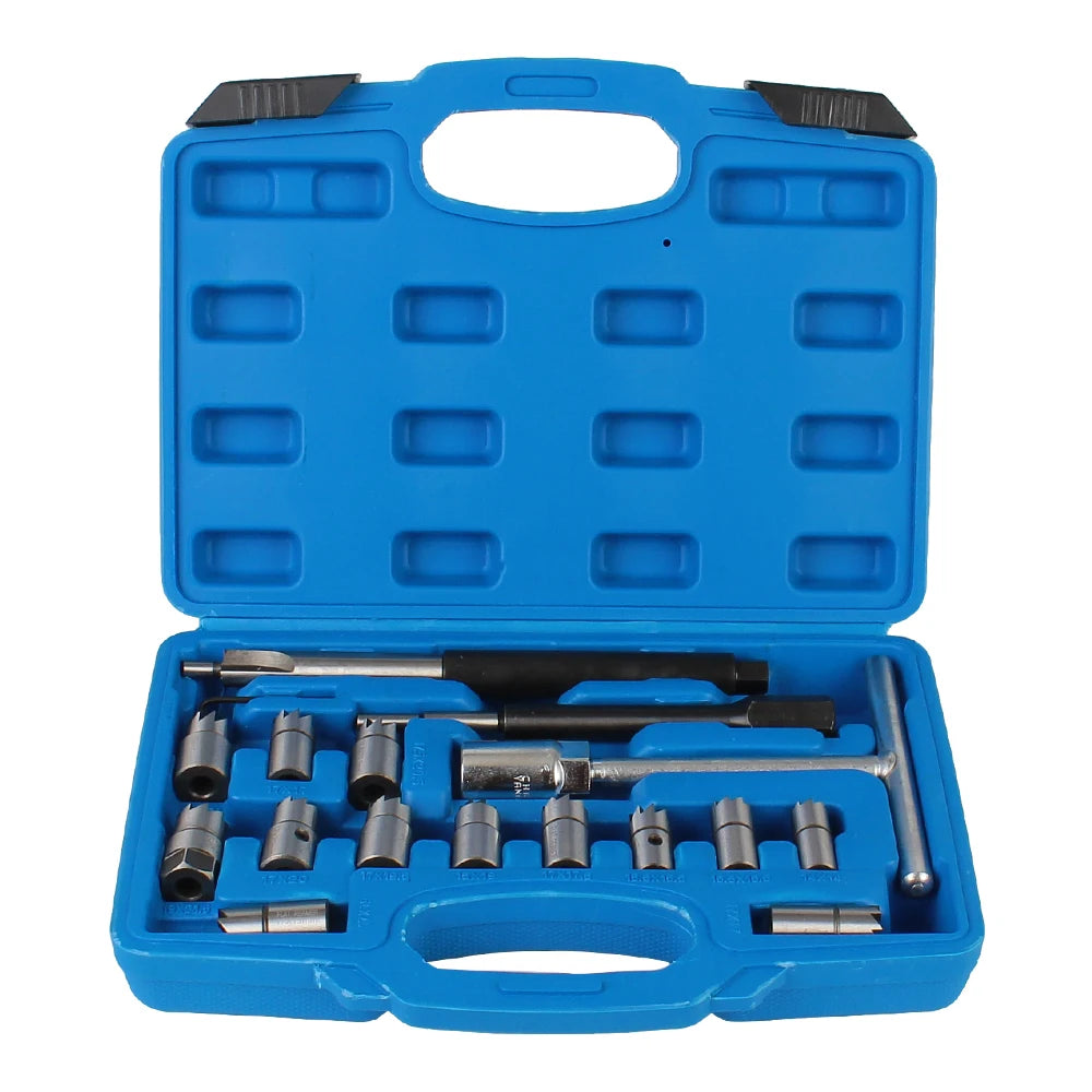 Diesel Injector Seat Cutter & Carbon Remover Tool Set Injector Seat Cutter Set Axl