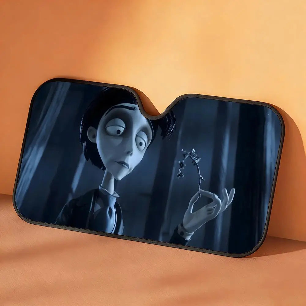 Corpse Bride Car Windshield Sunshade | UV & Heat Protection Windshield Sun Shade Axl 130X70CM 4