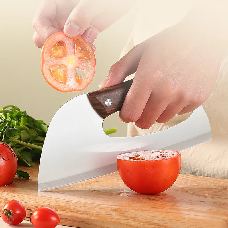 SHENJIU Forged Stainless Steel Chef's Cleaver Knife 20.3cm Chef's Cleaver Knife Axl