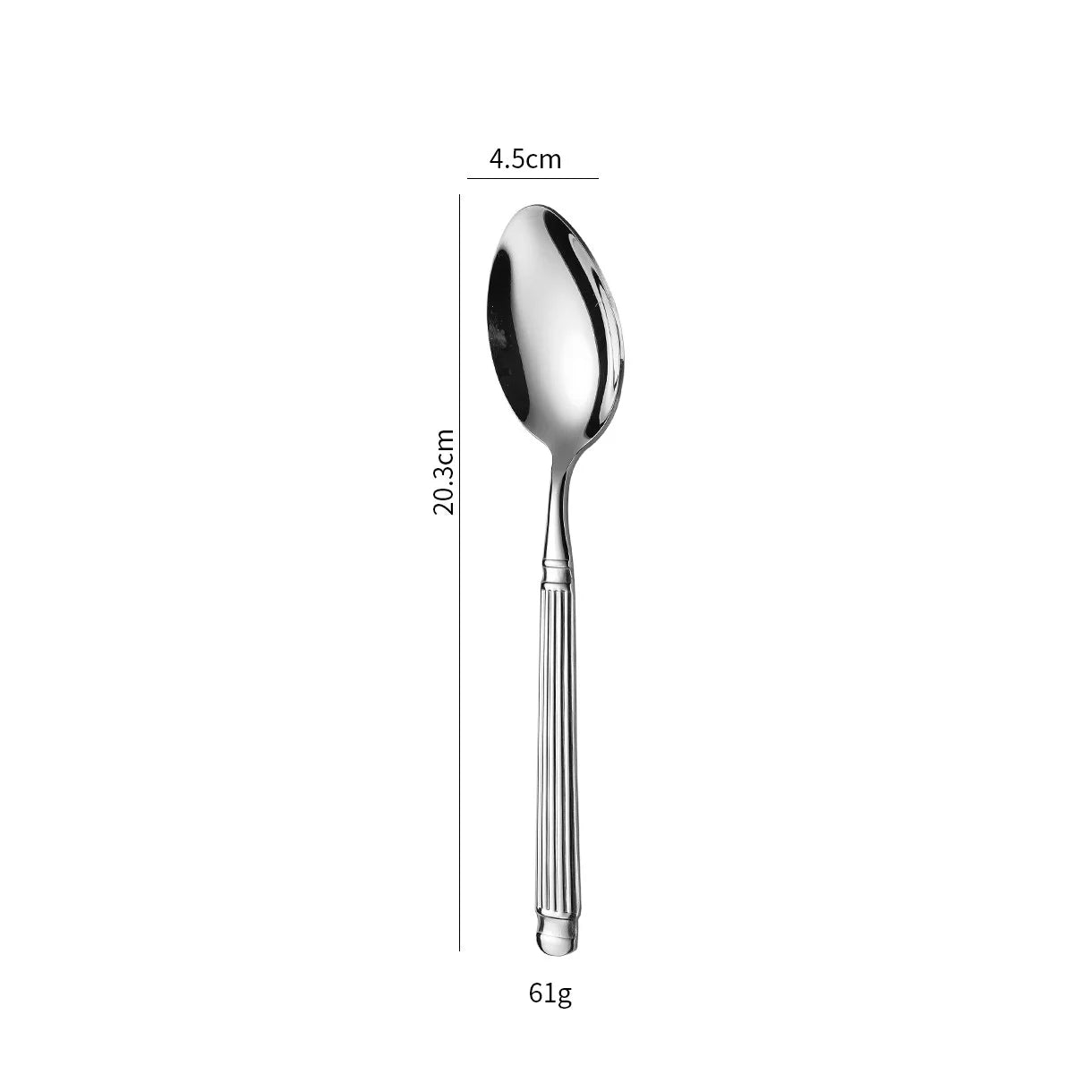 Rome Column 304 Stainless Steel Cutlery Set – Knife, Fork & Spoon Flatware Cutlery Set Axl C China Mainland