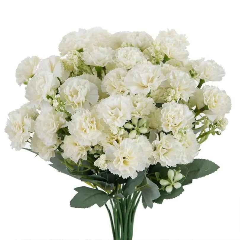 Silk Carnation Artificial Flowers – Wedding, Home & Wreath Décor Artificial Silk Flowers Axl