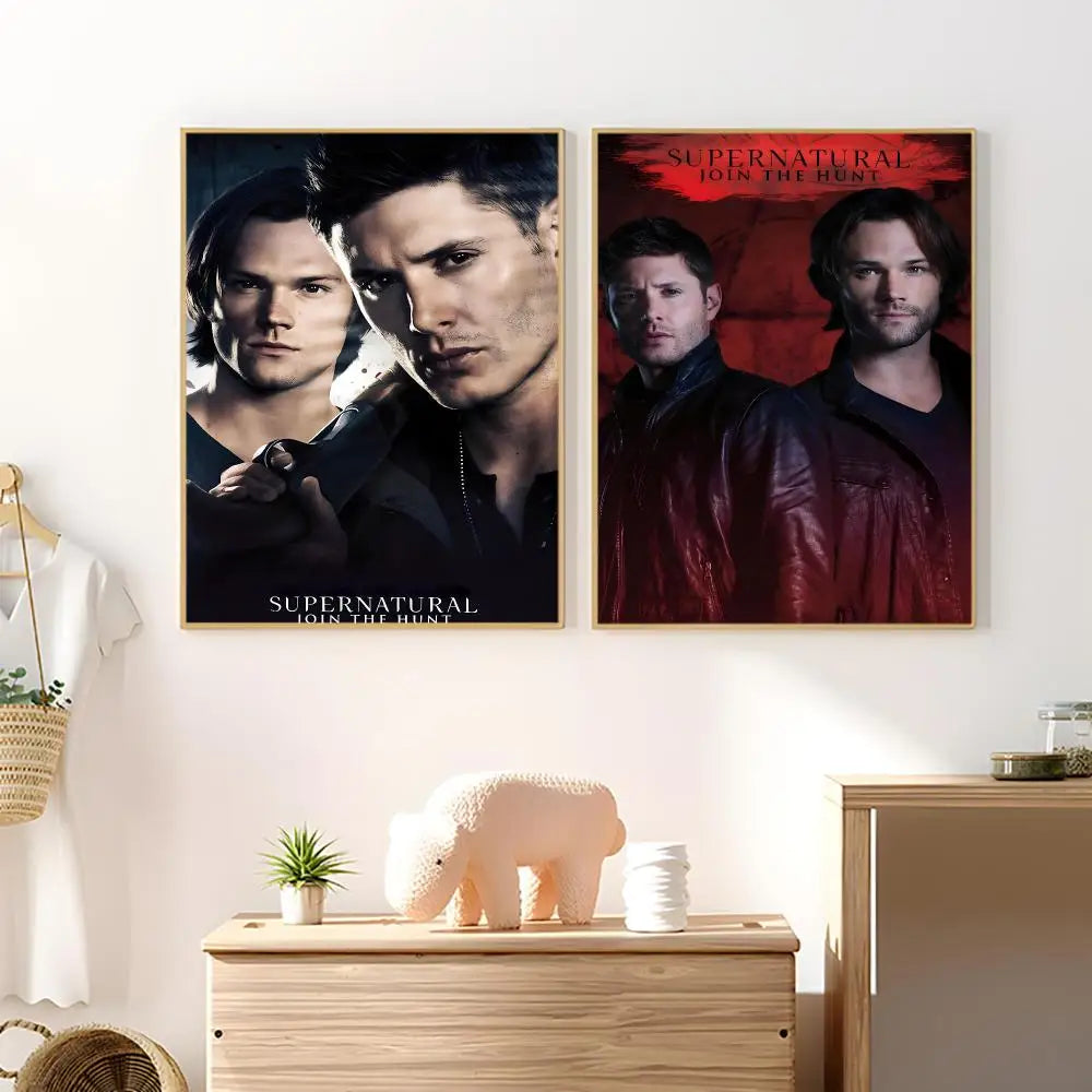 Supernatural TV Series HD Waterproof Poster Stickers Decorative Stickers Axl