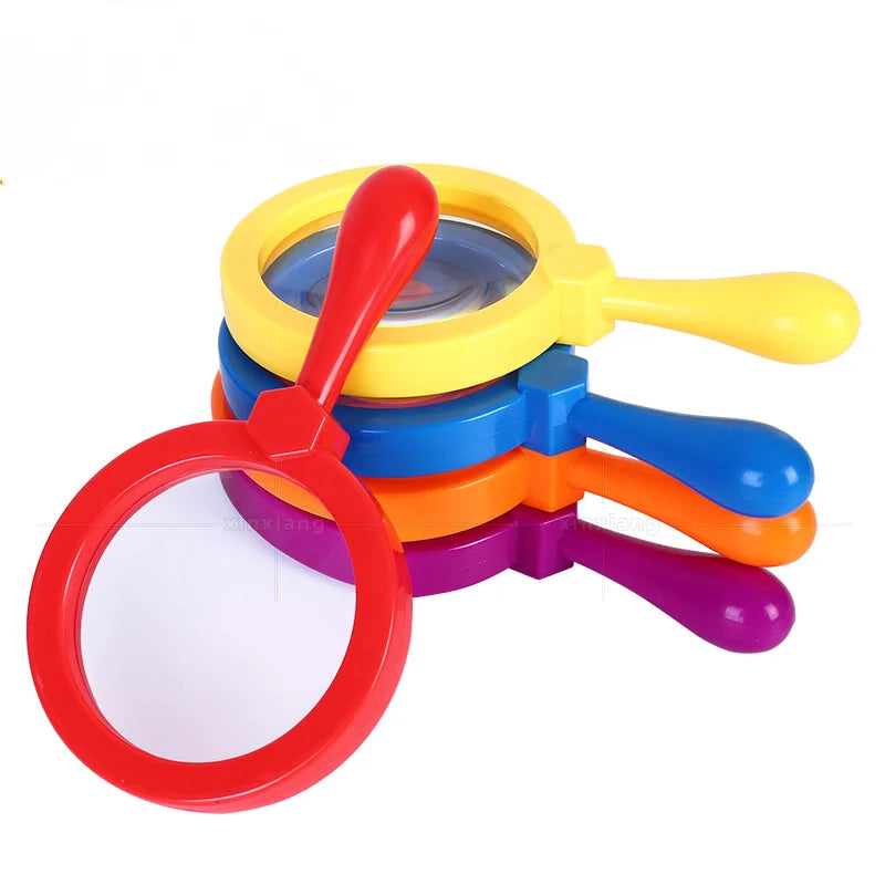 5X Shatterproof Handheld Magnifying Glass for Kids & School Kids Magnifying Glass Axl Blue