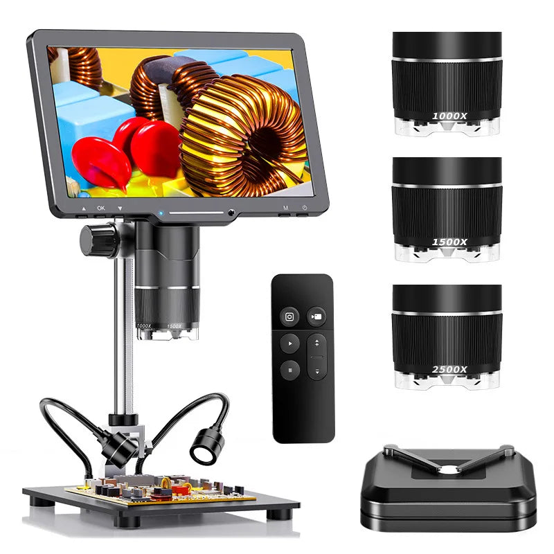 10.1-Inch Digital Microscope 500X – PCBA & Biology Inspection Digital Microscope Axl 1000X