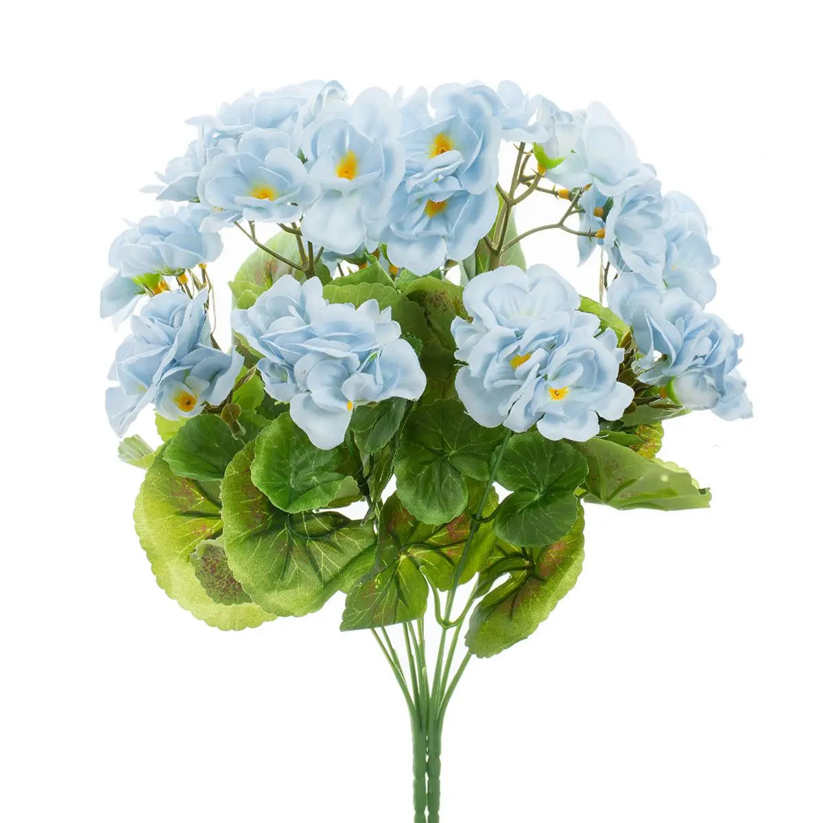 Silk Begonia Artificial Flowers – Wedding, Home & Party Decor Artificial Silk Flowers Axl Blue 1pc