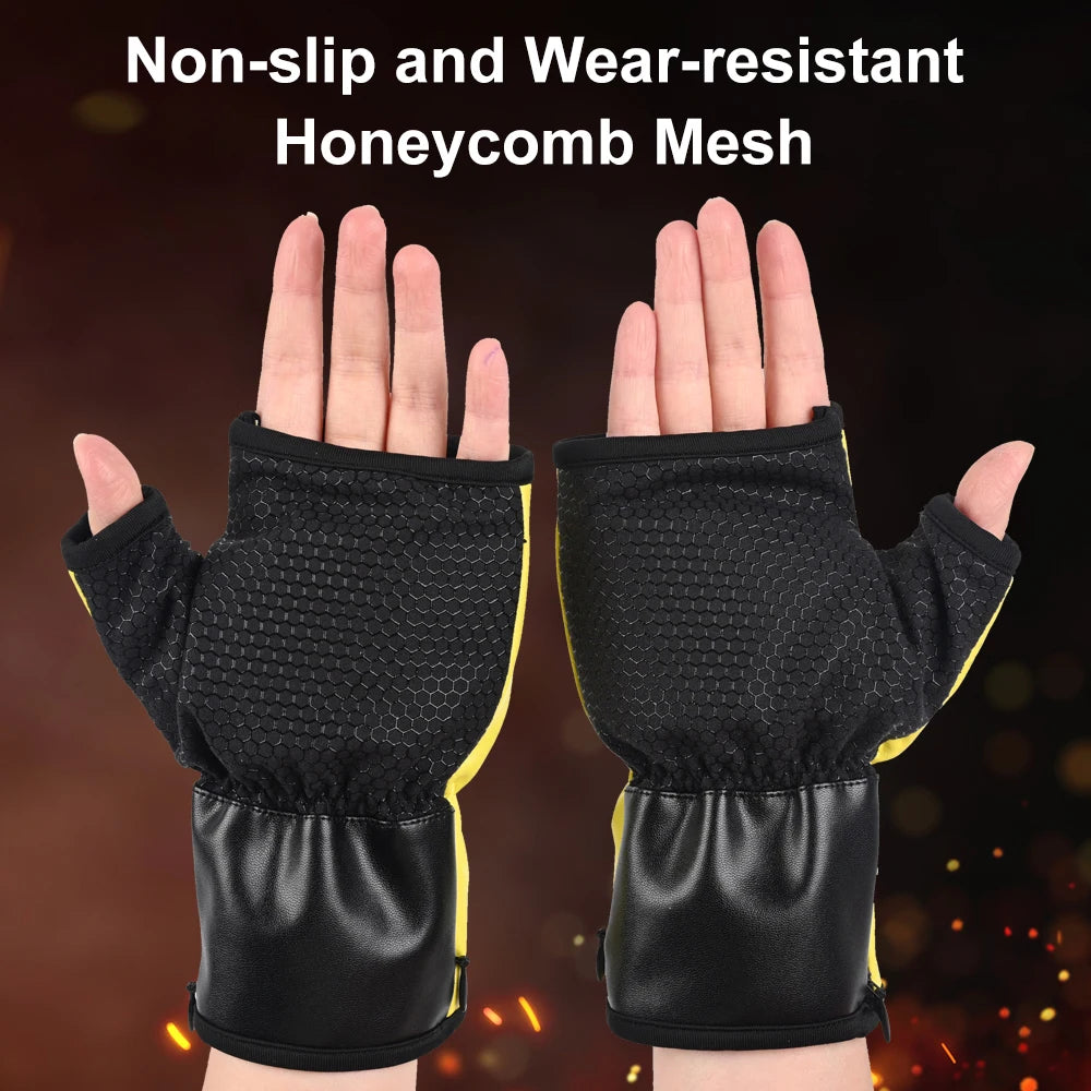 USB Rechargeable Heated Gloves – 3-Level Warmth, 2 Pack Heated Gloves Axl