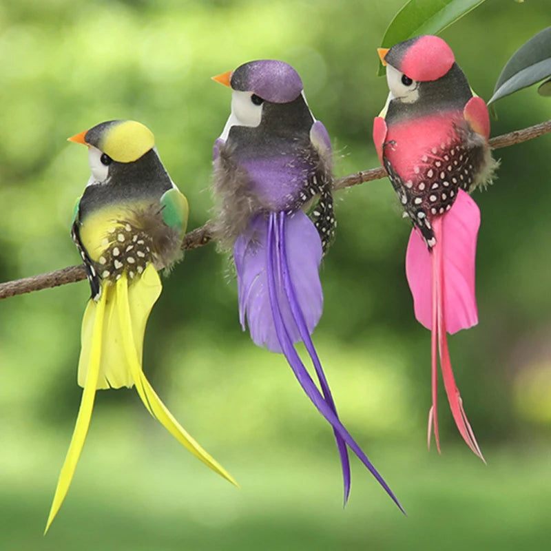 Swallow Tail Bird Clip – Handmade Artificial Bird Ornament Artificial Bird Ornament Axl