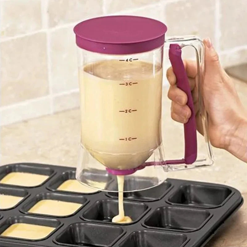 900ml Batter Dispenser – Pancakes, Cupcakes & Waffles Batter Dispenser Axl