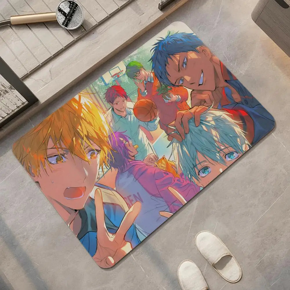 Kuroko's Basketball Diatomite Bath Mat – Quick Dry, Non-Slip Diatomite Bath Mat Axl