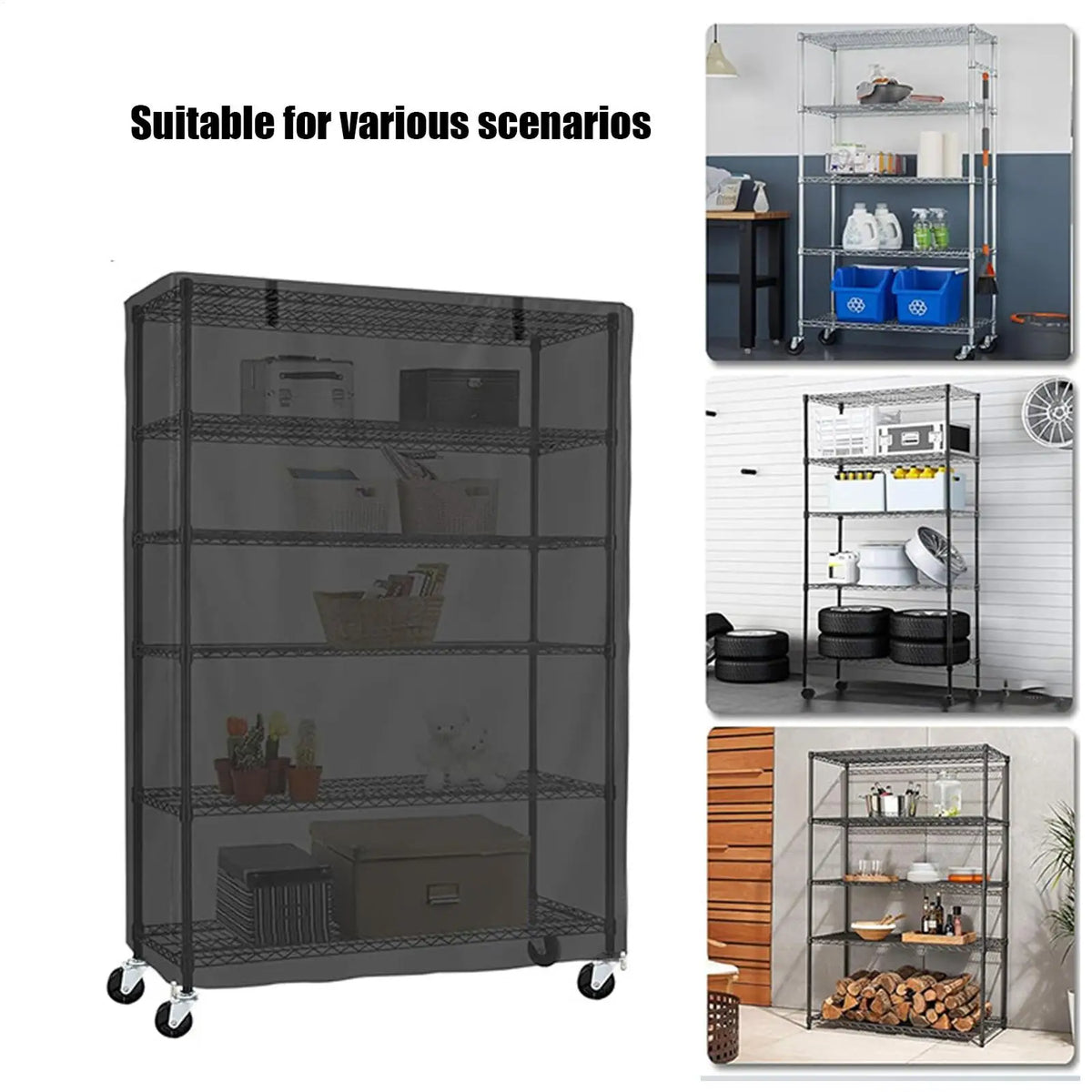 Waterproof Shelf Cover – Oxford Cloth Dust & Moisture Guard Shelf Dust Cover Axl