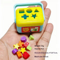 1:12 Miniature Shape Sorting Toy Box – Dollhouse Nursery Prop Dollhouse Accessory Axl one size