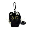 Plush Black Cat Keychain – Cute Bag Charm & Car Keyring Gift Plush Keychain Charm Axl B