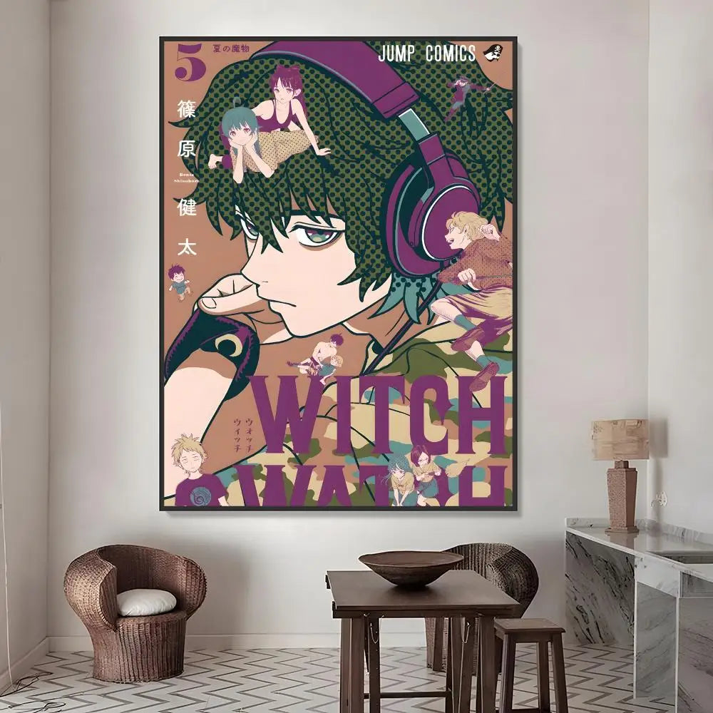 Witch Watch Poster – HD Waterproof PVC Wall Sticker Decor Wall Decal Sticker Axl