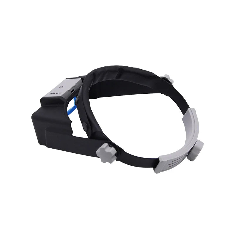Head-Mounted Magnifying Glasses with 4 LED Lights & USB Charging Head Magnifier Axl