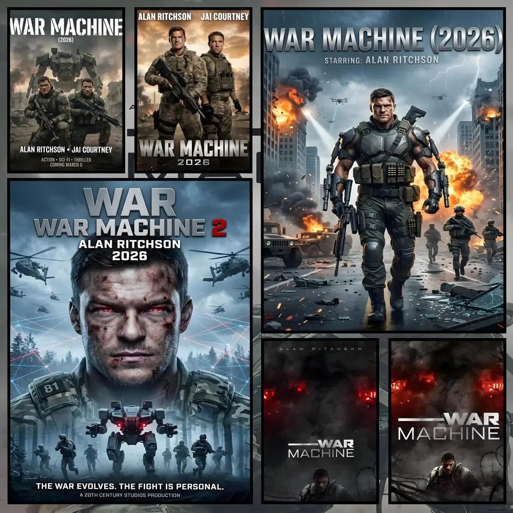 War Machine PVC Wall Poster – Peel & Stick HD Art Decor Wall Art Poster Axl