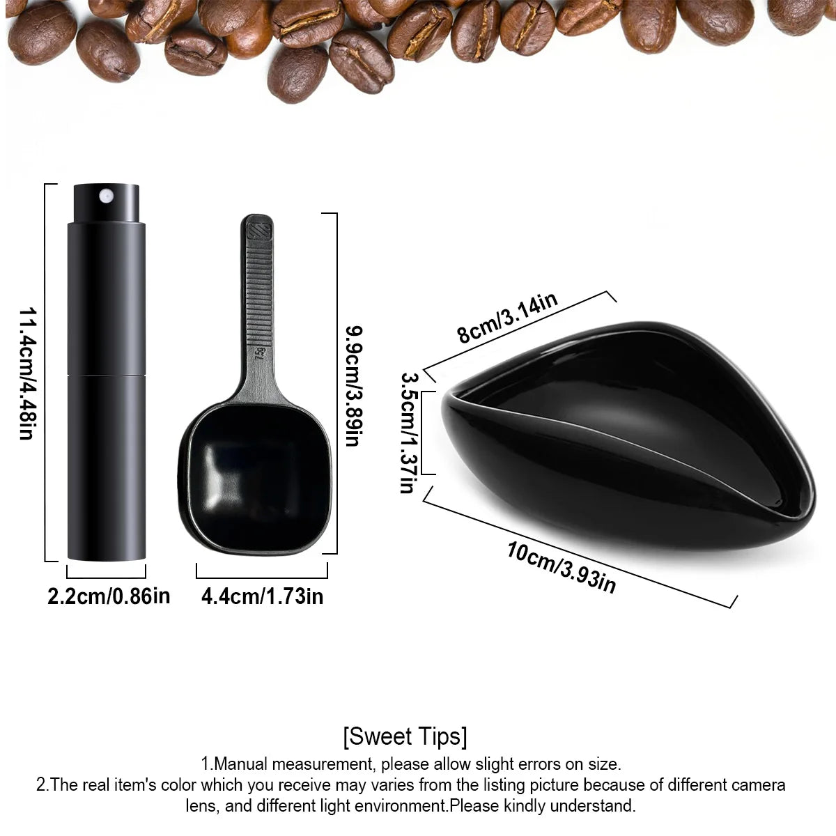 Leeseph Ceramic Coffee Dosing Cup & Spray Bottle Kit Coffee Dosing Kit Axl