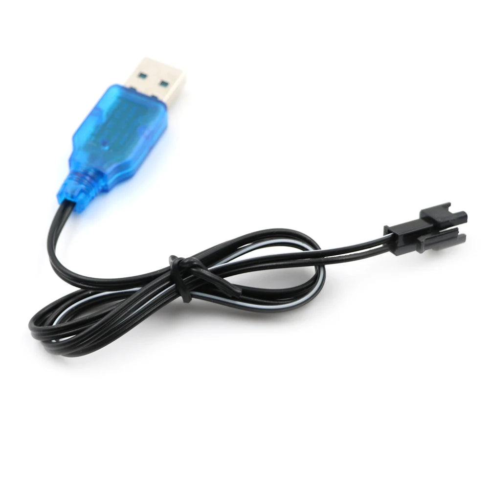 3.7V USB Charger Cable for RC Car & Helicopter – 0.5m USB Charger Cable Axl