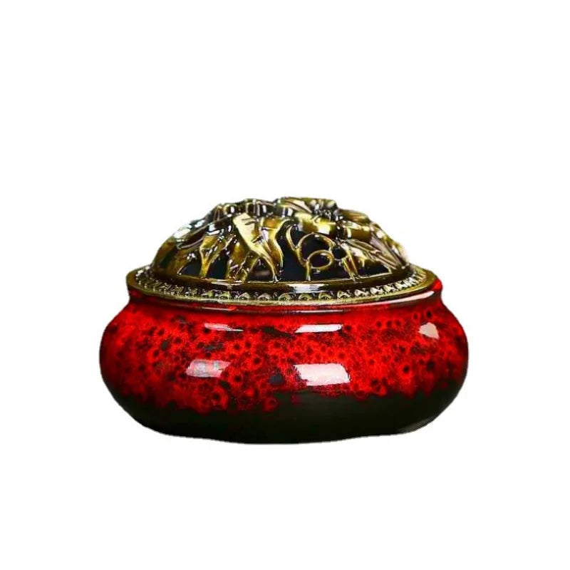 Ceramic Incense Burner – Sandalwood Box & Incense Diffuser Incense Burner Axl