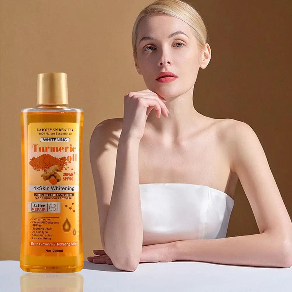 Turmeric Ginger Facial Serum 200ml – Dark Spot & Fine Lines Facial Serum Axl