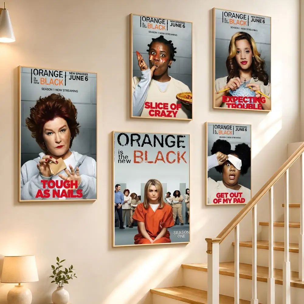 Orange Is the New Black Poster – HD Waterproof Wall Sticker Wall Poster Sticker Axl