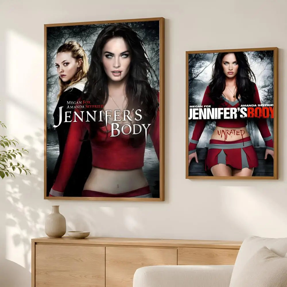 Jennifer's Body Movie Poster – Self-Stick HD PVC Wall Art Movie Wall Poster Axl