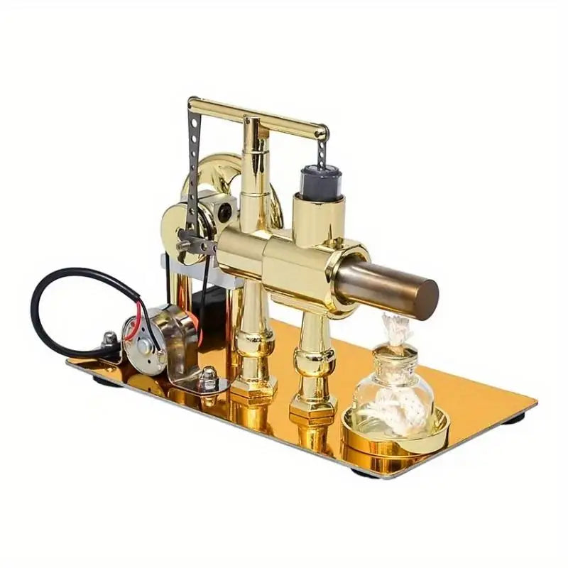 Single Cylinder Stirling Engine Generator – STEM Physics Model Stirling Engine Model Axl
