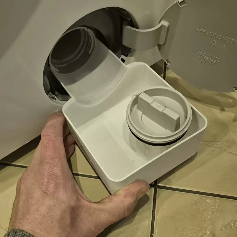 Washing Machine Drain Tray – Overflow Catcher & Storage Shelf Washer Drain Tray Axl