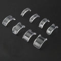 8-Size Silicone Ring Size Adjuster Set – Invisible Clear Resizer Ring Size Adjuster Axl one set