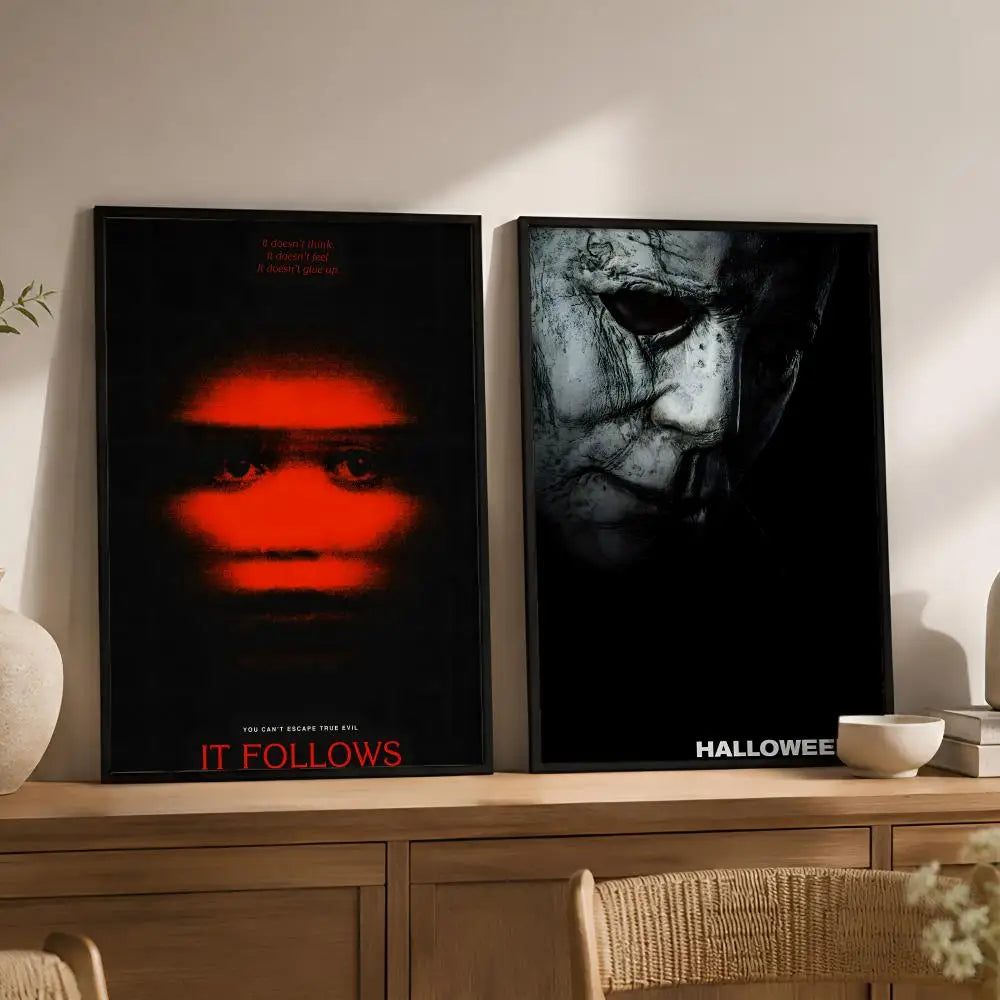 Halloween Movie Peel-and-Stick PVC Wall Poster – HD Art Decor Wall Poster Axl