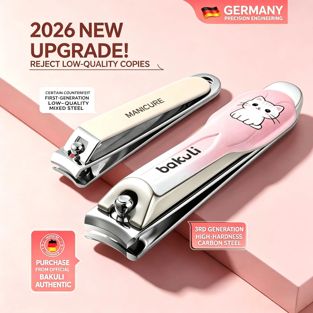 10-Piece Stainless Steel Manicure Kit – Nail Clippers & Tweezers Manicure Kit Axl