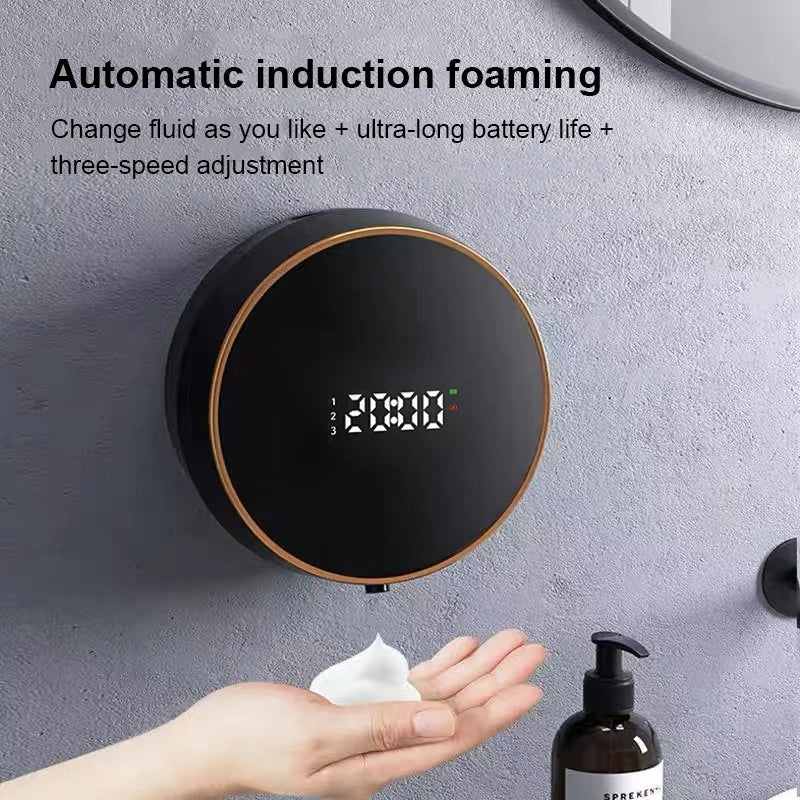 BALASHOV Touchless Foam Soap Dispenser | Type-C, Temp Display Foam Soap Dispenser Axl