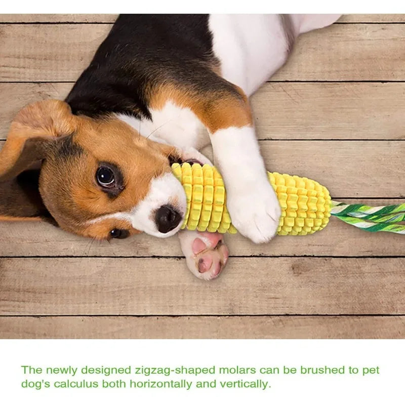 Durable Squeaky Corn Stick Dog Chew Toy for Tough Chewers Dog Chew Toy Axl