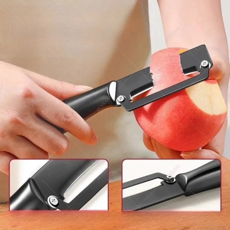 WXCOO All-Steel Fruit & Vegetable Peeler | Kitchen Peeling Tool Vegetable Peeler Axl