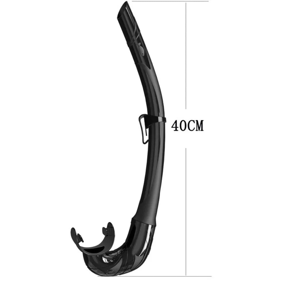 Soft Silicone Diving Snorkel – Arc-Bite Freediving Snorkel Diving Snorkel Axl