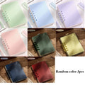 A7 Spiral Pocket Notebooks Set 3/8 Pcs – Lined & Elastic Closure Spiral Pocket Notebook Axl Random-3pcs