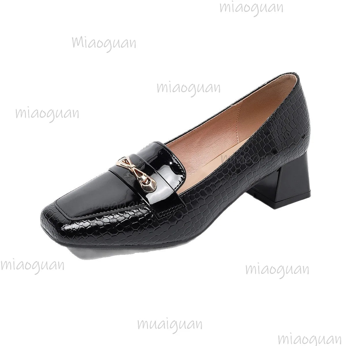 Women's Square Toe Block Heel Pumps – Party & Dress Heels Block Heel Pumps Axl