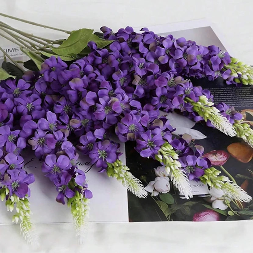Artificial Silk Hyacinth Flower Strings – Home & Wedding Decor Artificial Silk Flowers Axl