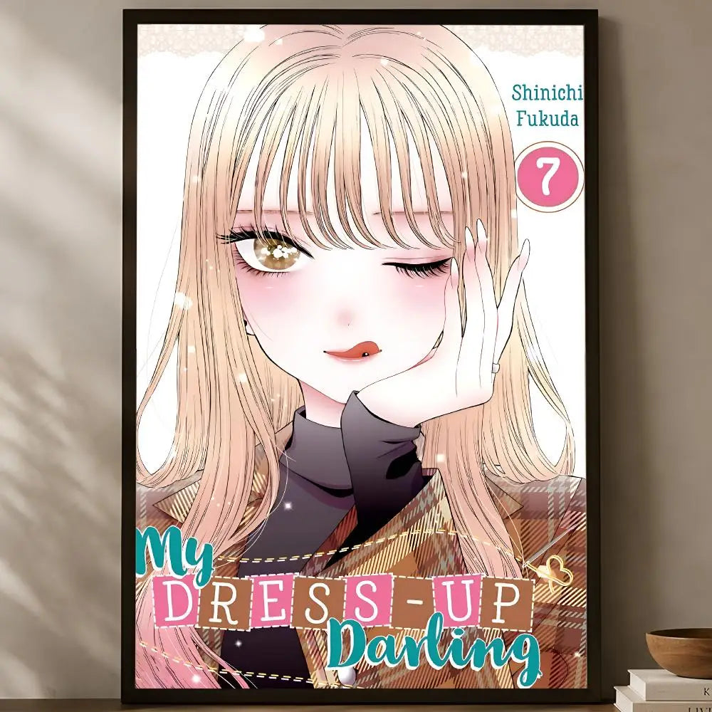 My Dress-Up Darling Self-Stick HD Wall Art Poster | Anime Decor Anime Wall Poster Axl