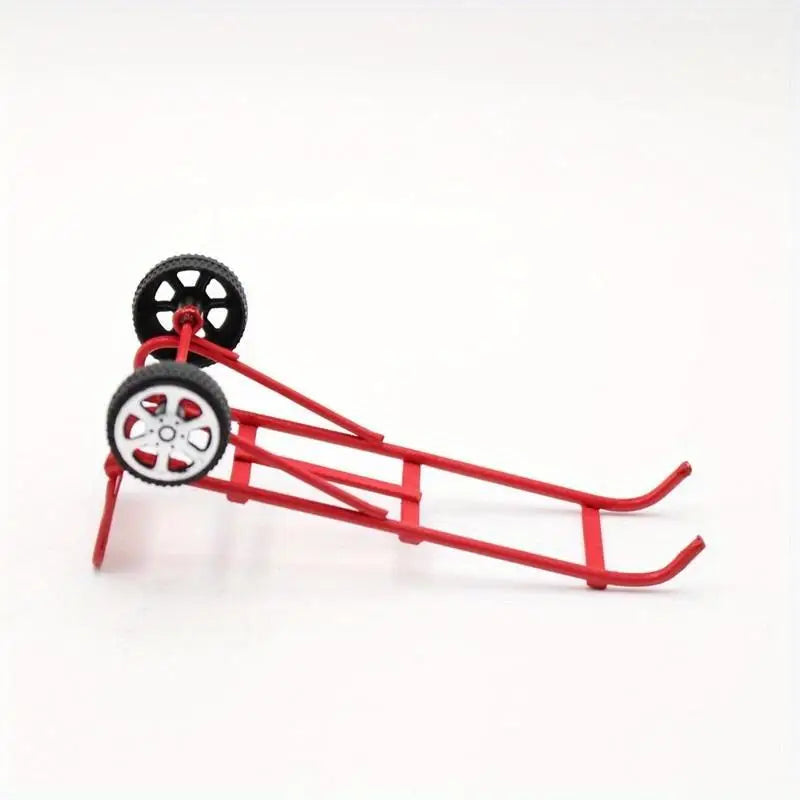 1:12 Miniature Metal Pull Cart – Dollhouse Garden Accessory Dollhouse Accessory Axl