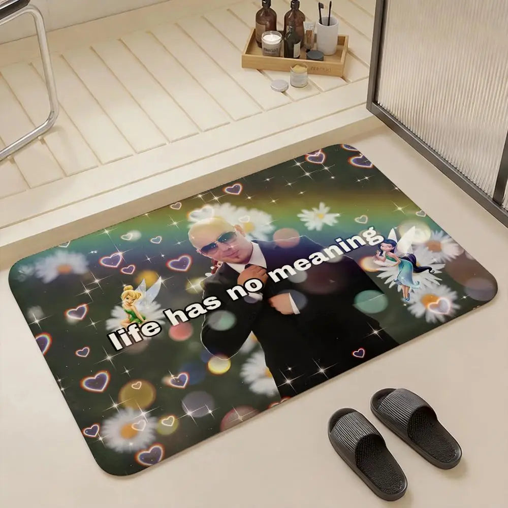 Pitbull Flannel Floor Mat – Non-Slip Soft Plush Indoor Rug Indoor Floor Rug Axl
