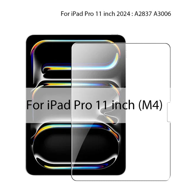 2-Pack iPad Air 11" 2025 M3 Tempered Glass Screen Protector Tablet Screen Protector Axl FOR IPADPro M4 11