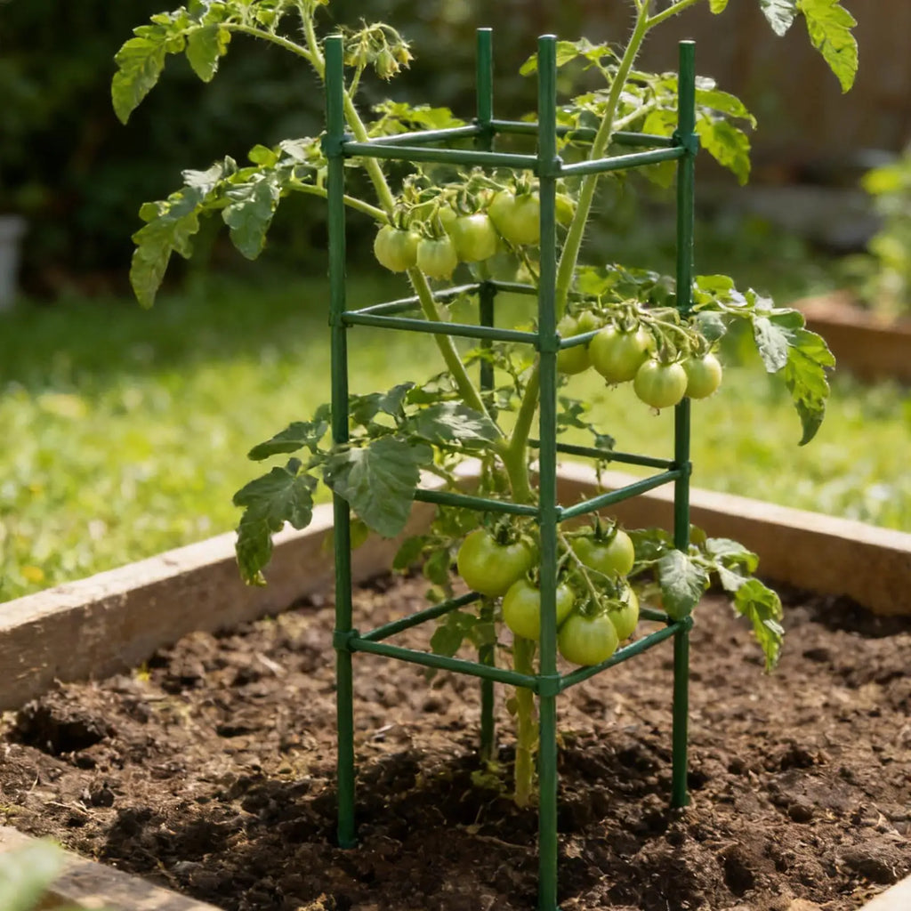 36-Piece Expandable Tomato Cage Plant Stakes & Climbing Net Plant Support Stakes Axl