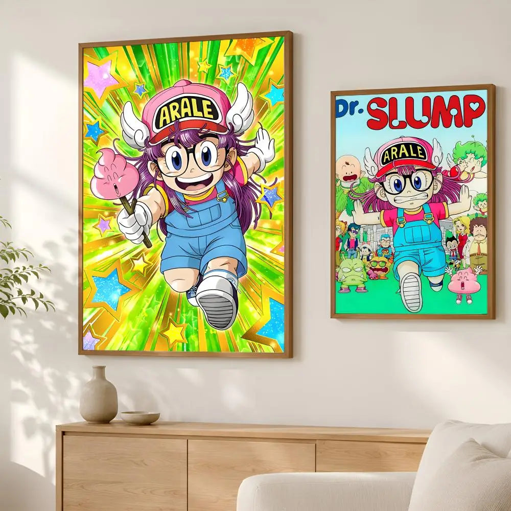Arale Norimaki Self-Stick Wall Art Poster – HD Waterproof Wall Art Poster Axl