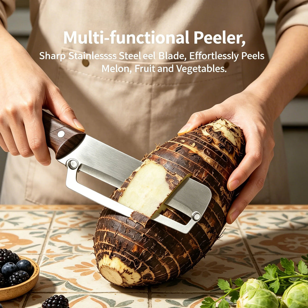 5-Piece Fruit Peeler Set – Sugarcane, Pumpkin & Yam Knife Fruit Peeler Set Axl