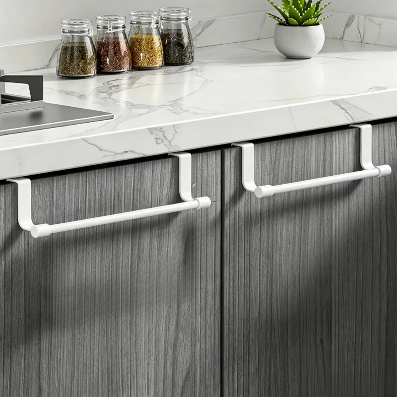 2-Pack No-Drill Wall Mount Towel Rack – Stainless Steel Bar Towel Rack Axl